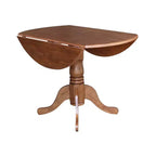 42 Mason Round Dual Drop Leaf Dining Table - International Concepts