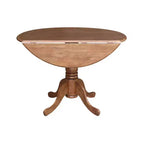 42 Mason Round Dual Drop Leaf Dining Table - International Concepts