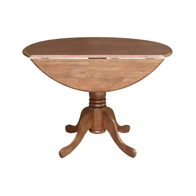 42 Mason Round Dual Drop Leaf Dining Table - International Concepts