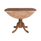 42 Mason Round Dual Drop Leaf Dining Table - International Concepts