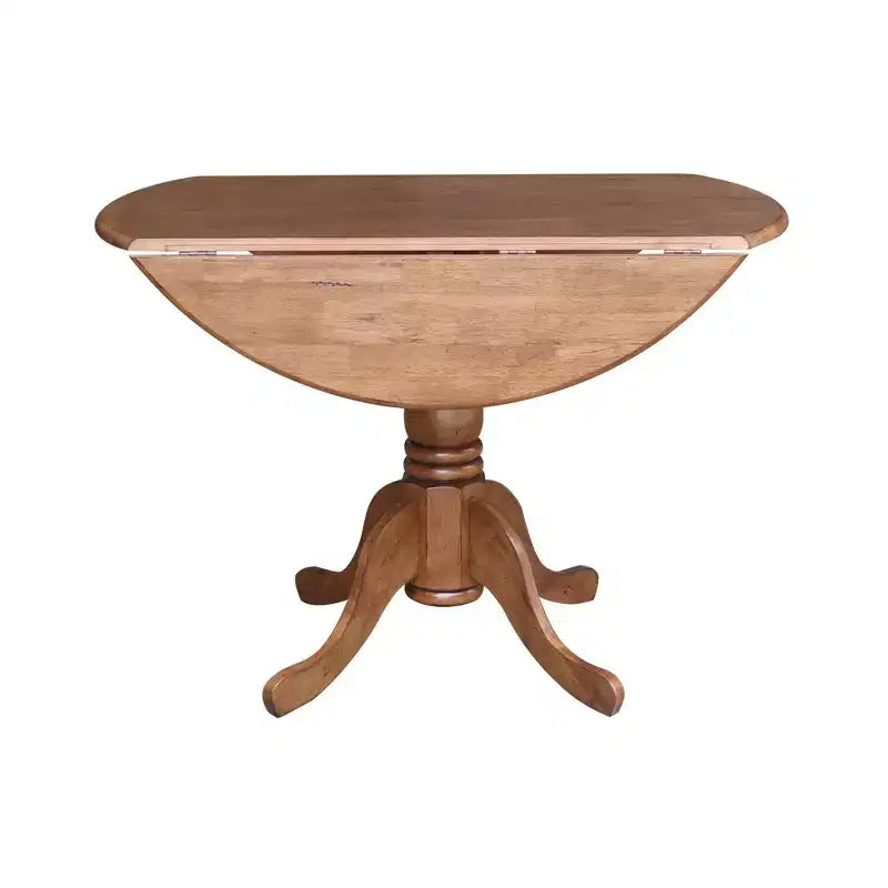 42 Mason Round Dual Drop Leaf Dining Table - International Concepts
