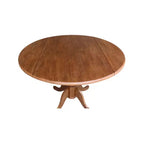 42 Mason Round Dual Drop Leaf Dining Table - International Concepts