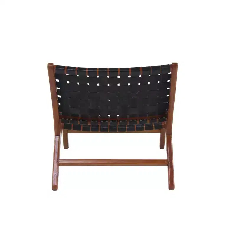 Set of 2 Contemporary Mahogany Accent Chair - Olivia & May