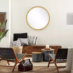 Set of 2 Contemporary Mahogany Accent Chair - Olivia & May