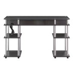 Scrivania per Studenti Designs2Go Senza Attrezzi con Stazione di Ricarica e Ripiani - Breighton Home