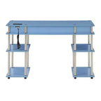 Scrivania per Studenti Designs2Go Senza Attrezzi con Stazione di Ricarica e Ripiani - Breighton Home