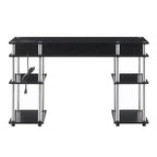 Scrivania per Studenti Designs2Go Senza Attrezzi con Stazione di Ricarica e Ripiani - Breighton Home
