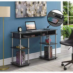 Scrivania per Studenti Designs2Go Senza Attrezzi con Stazione di Ricarica e Ripiani - Breighton Home