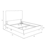 Skyline Furniture Olivia Linen Upholstered Bed