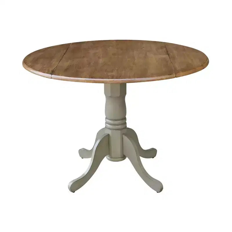 42 Albion Drop Leaf Dining Table with 4 Madrid Ladderback Chairs - International Concepts