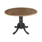 42 Albion Drop Leaf Dining Table with 4 Madrid Ladderback Chairs - International Concepts