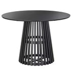 Lifestorey Pavia Mid Century Modern Round Pedestal Base Dining Table