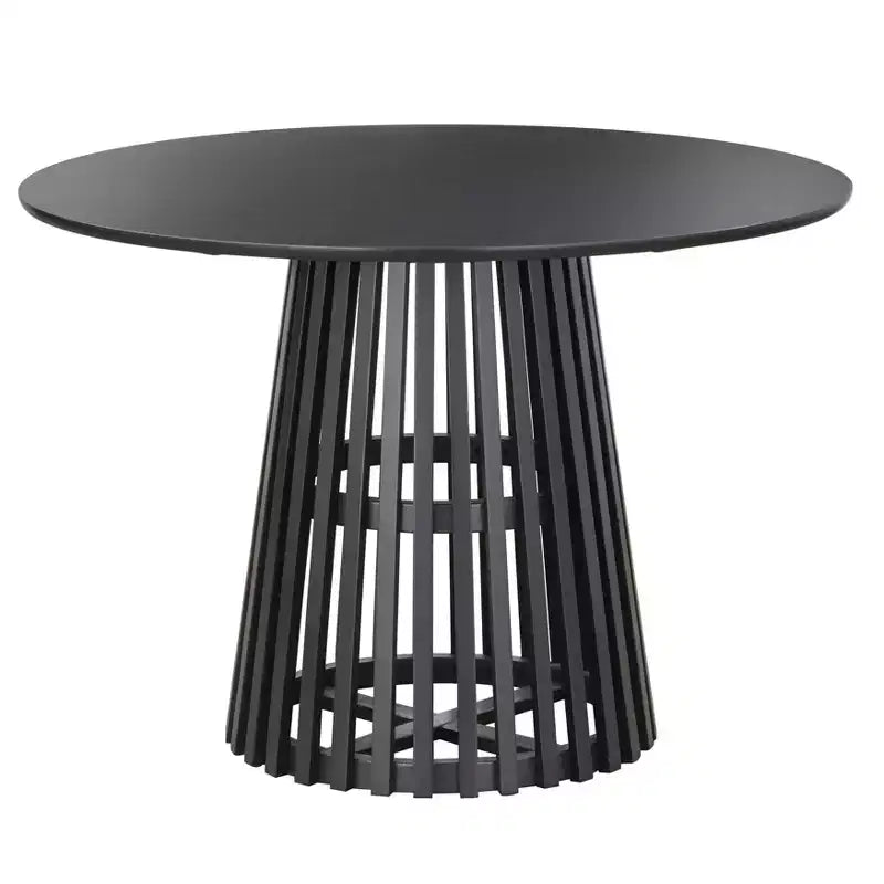 Lifestorey Pavia Mid Century Modern Round Pedestal Base Dining Table