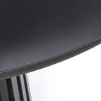 Tavolo da pranzo rotondo con base a piedistallo Lifestorey Pavia Mid Century Modern