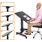 Leggio Mobile Inclinabile Cruizer 360 con Regolazione Pneumatica dell'Altezza Nero Stand Steady