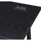 Designs2Go Trestle Desk with Charging Station and Shelves - Breighton Home