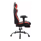 24/7 Negozio A Casa Finn Racing Sedia Gaming Regolabile con Cuscino e Supporto per le Gambe