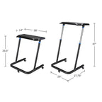 Fleming Supply Portable Height-Adjustable Treadmill Desk  Black