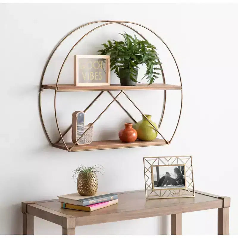 Delmar Mid-Century Modern Wall Shelf - Kate & Laurel All Things Decor