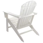 Northlight All Weather Recycled Plastic Outdoor Adirondack Chair, White