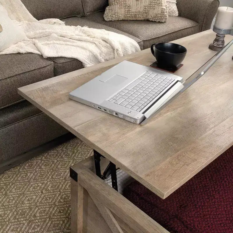 Tavolino da caffè con piano sollevabile Bridge Acre Rustic Farmhouse - Sauder
