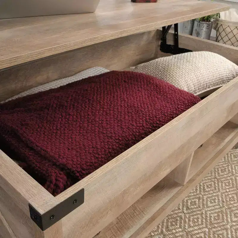 Tavolino da caffè con piano sollevabile Bridge Acre Rustic Farmhouse - Sauder