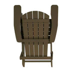 Flash Furniture Set of 4 Charlestown All-Weather Poly Resin Folding Adirondack Chair