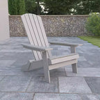 Flash Furniture Charlestown All-Weather Poly Resin Indoor/Outdoor Folding Adirondack Chair
