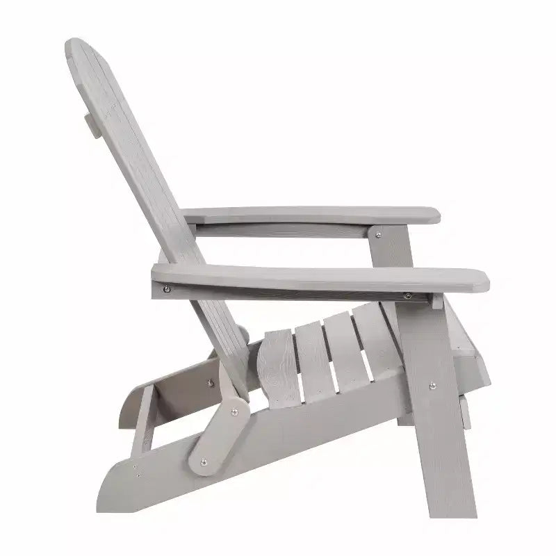 Flash Furniture Charlestown All-Weather Poly Resin Indoor/Outdoor Folding Adirondack Chair
