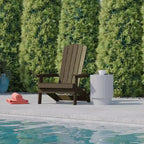 Flash Furniture Charlestown All-Weather Poly Resin Indoor/Outdoor Folding Adirondack Chair