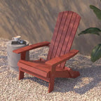 Flash Furniture Charlestown All-Weather Poly Resin Indoor/Outdoor Folding Adirondack Chair