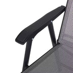 Outsunny Set di 2 Sedie Pieghevoli da Esterno, Impilabili e Portatili per Giardino, Campeggio e Viaggi
