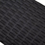 Poltrona reclinabile Outsunny Patio in rattan PE con girevole a 360°, cuscino morbido, sedia a sdraio per patio, giardino, cortile