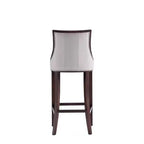 Sgabello da bar Fifth Avenue in faggio imbottito con similpelle - Manhattan Comfort