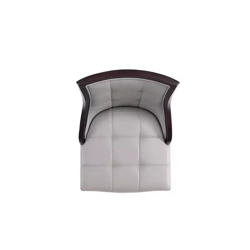 Sgabello da bar Fifth Avenue in faggio imbottito con similpelle - Manhattan Comfort