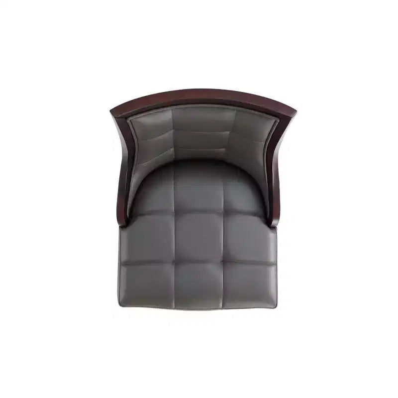 Sgabello da bar Fifth Avenue in faggio imbottito con similpelle - Manhattan Comfort