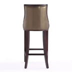Sgabello da bar Fifth Avenue in faggio imbottito con similpelle - Manhattan Comfort