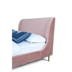 Full Heather Upholstered Bed - Manhattan Comfort