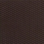 Merrick Lane Outdoor Furniture Resin Chair Chocolate Brown Faux Rattan Wicker Pattern Patio Chair With All-Weather Beige Cushion