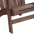 Teal Island Designs Dylan Dark Wood Outdoor Adirondack Chairs Set of 2