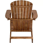 Teal Island Designs Cape Cod Natural Wood Adirondack Chairs Set of 2