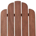 Teal Island Designs Chandler Sedie a Dondolo Adirondack Scure Naturali Set da 2