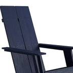 Flash Furniture Sawyer Modern All-Weather Poly Resin Wood Adirondack Chair