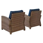 Bradenton 2pc Outdoor Wicker Armchair Set - Crosley
