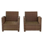 Bradenton 2pc Outdoor Wicker Armchair Set - Crosley