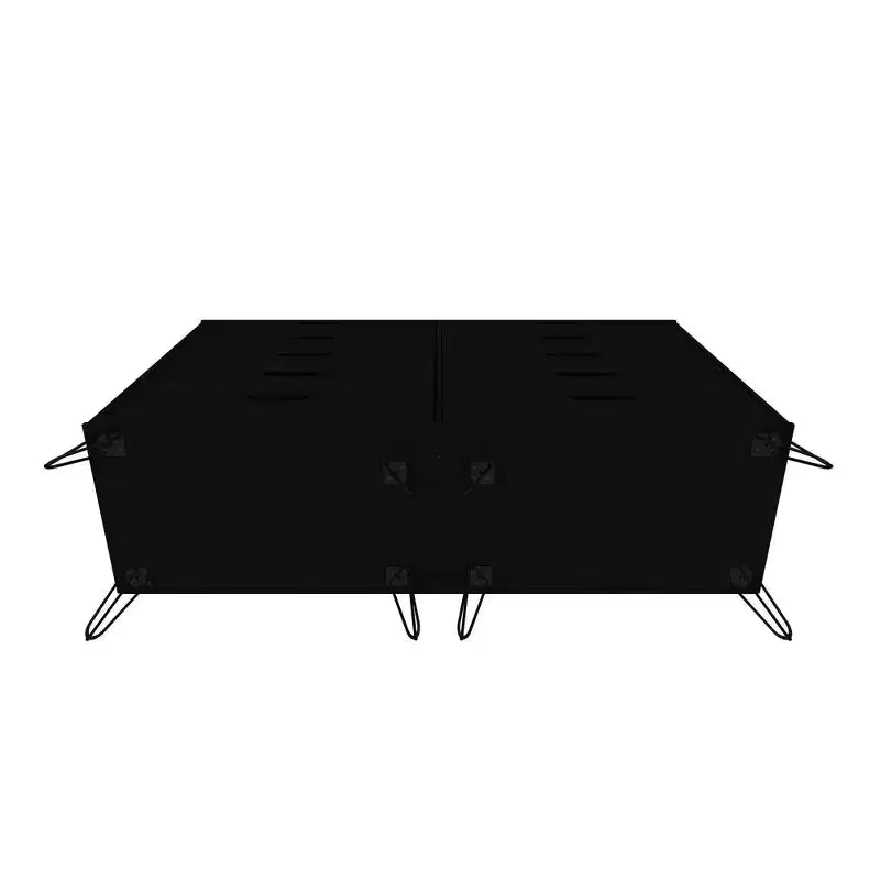 Rockefeller 10 Drawer Double Tall Dresser - Manhattan Comfort