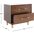 Justice 2 Drawer Nightstand - NST6402 - Safavieh