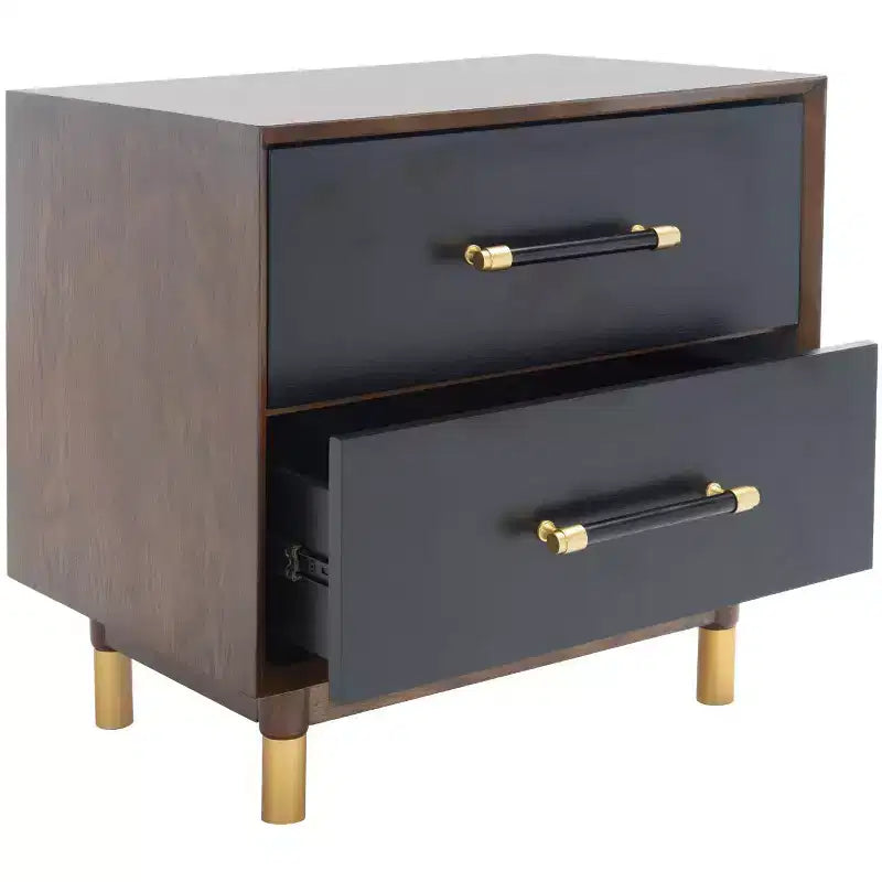 Justice 2 Drawer Nightstand - NST6402 - Safavieh
