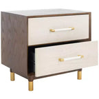 Justice 2 Drawer Nightstand - NST6402 - Safavieh