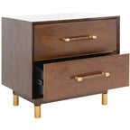 Justice 2 Drawer Nightstand - NST6402 - Safavieh